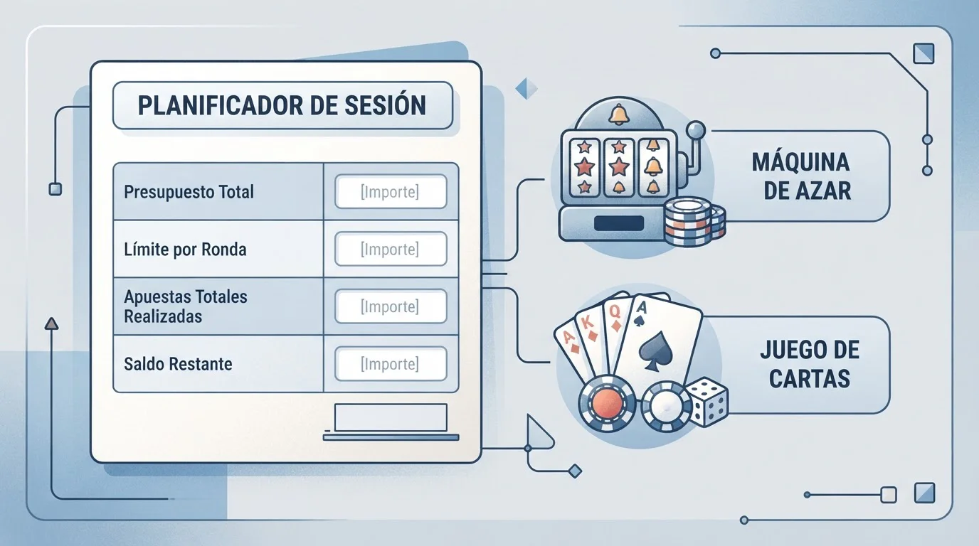 Tabla ilustrativa de presupuesto por partida junto a iconos de juegos